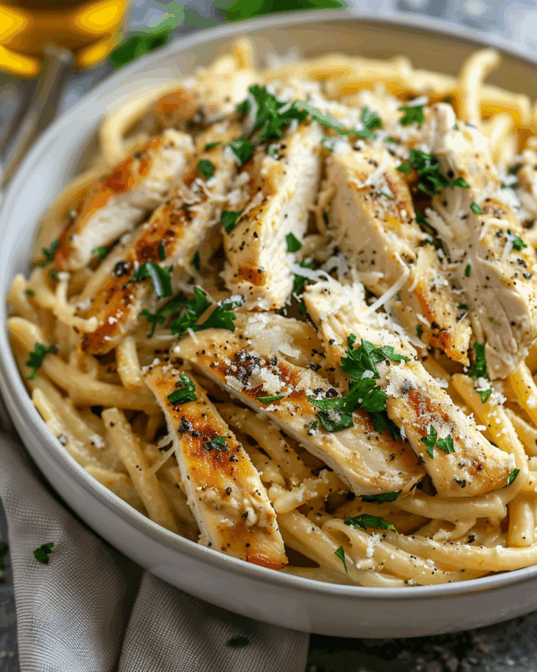 Garlic Parmesan Chicken Pasta