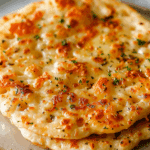 crispy air fryer tortilla garlic bread