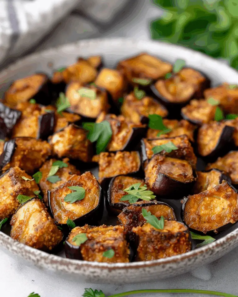 Crispy Air-Fried Herb-Spiced Eggplant