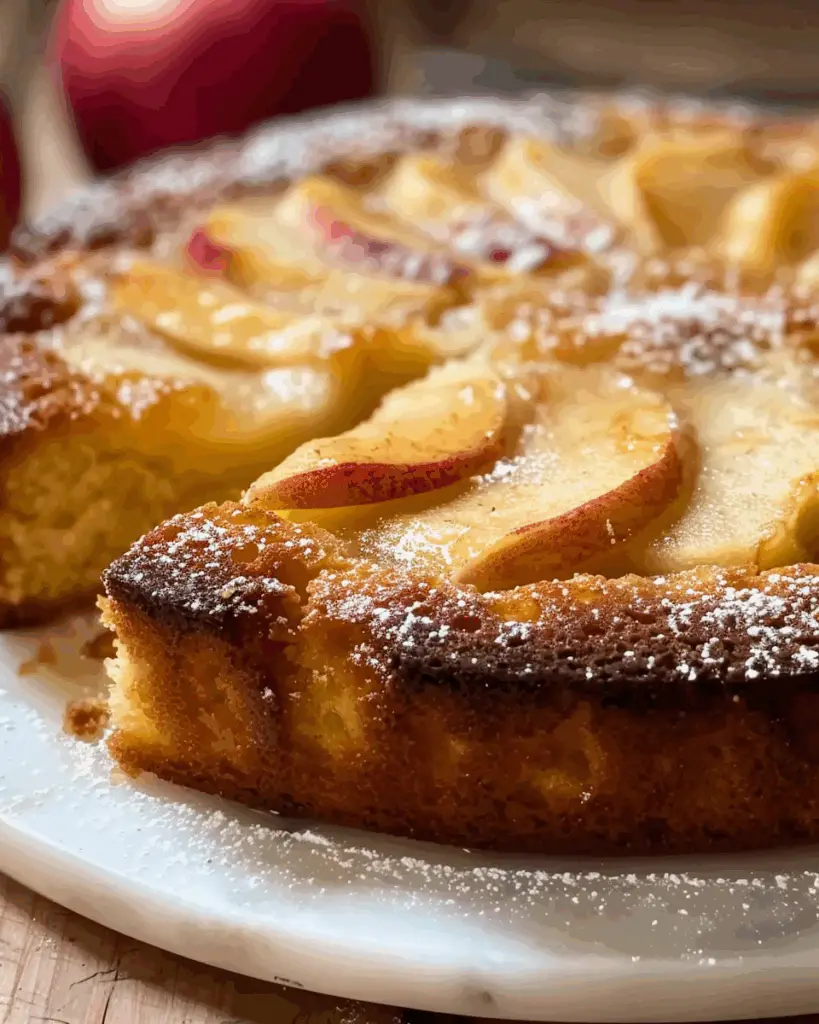 Apple Almond Cake with Cardamom