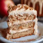 Applesauce Cake with Cinnamon Cream Cheese Frosting