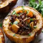 apple stuffed acorn squash