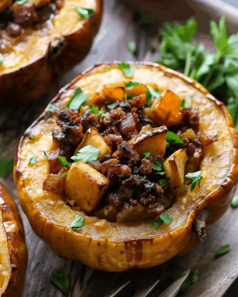 apple stuffed acorn squash