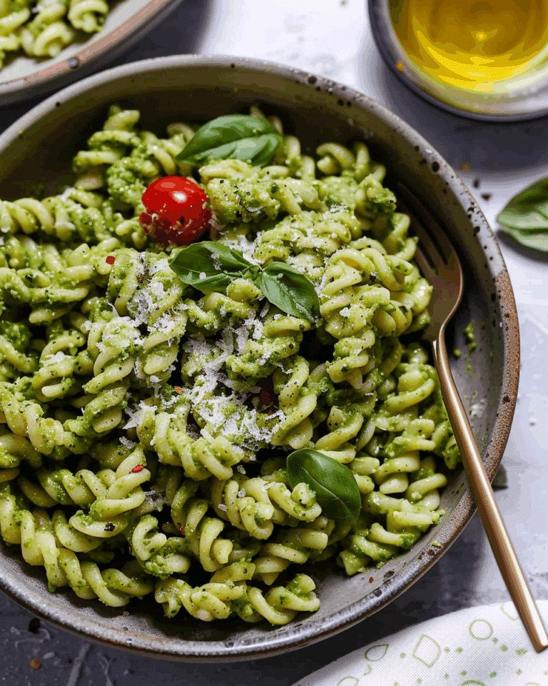 Creamy Avocado Pesto Pasta