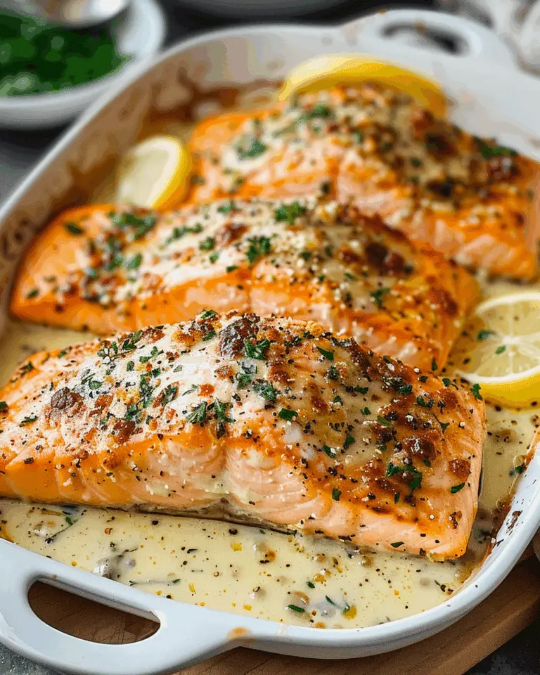 Baked Boursin Salmon