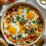Baked Feta Eggs