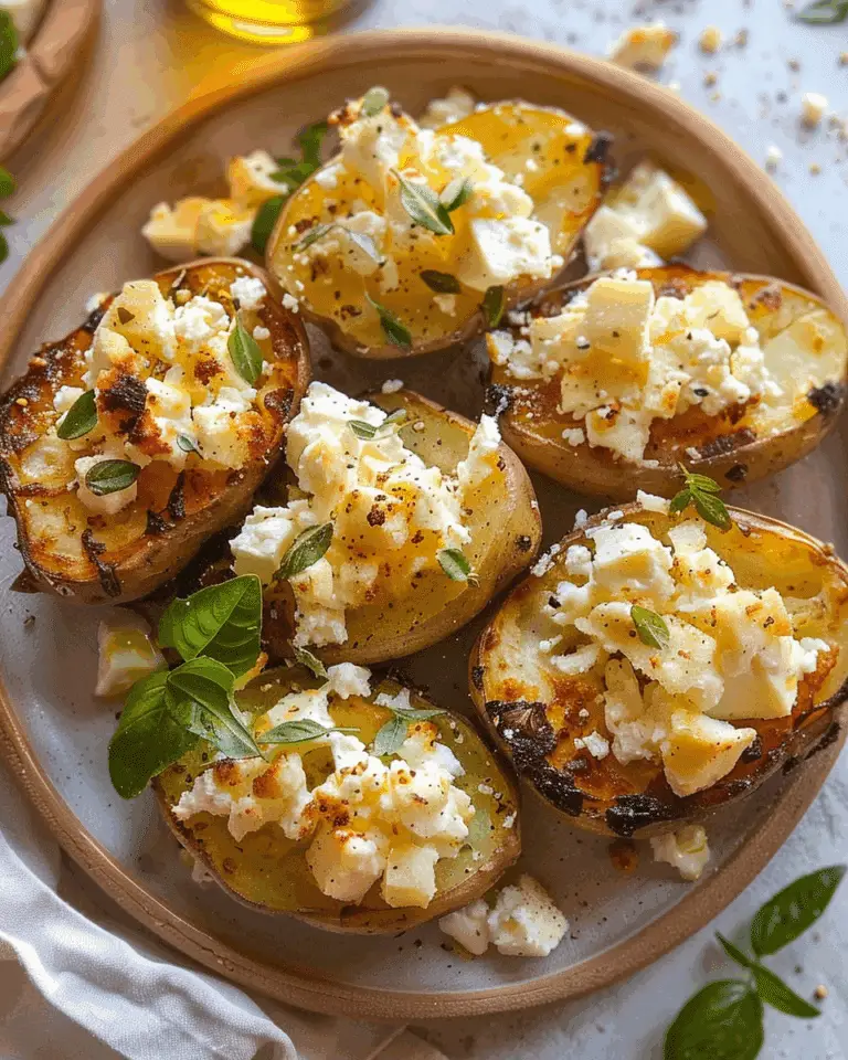 Baked Feta Potatoes