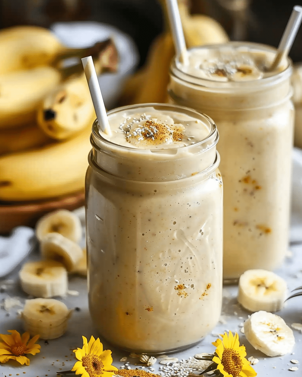 Banana Chamomile Tea Smoothie
