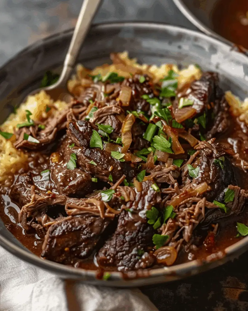 Caramelized Pulled Beef Brisket