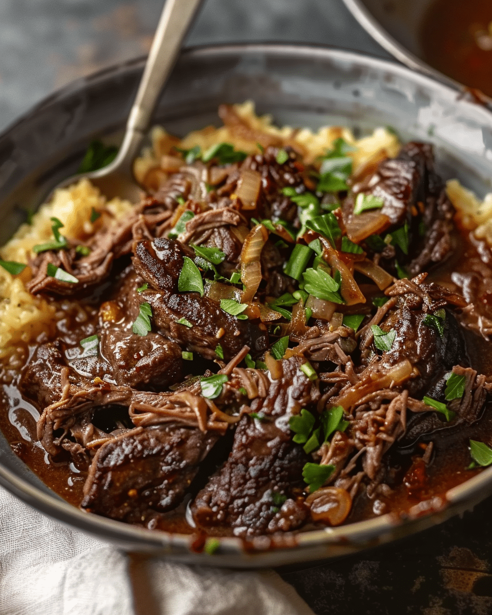 Caramelized Pulled Beef Brisket