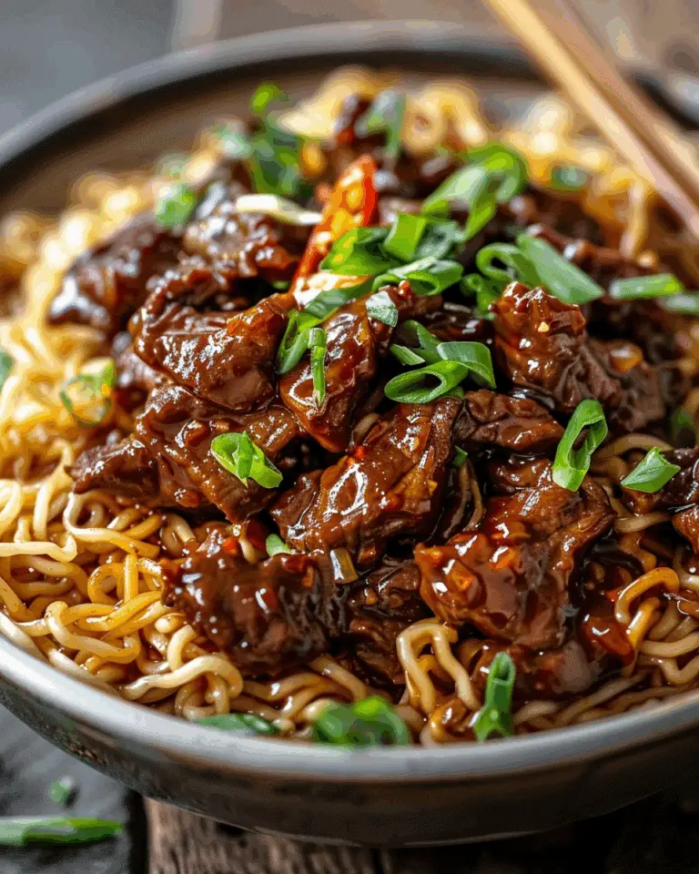 Sticky Beef Noodles