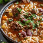 Mexican Beef and Rice Soup