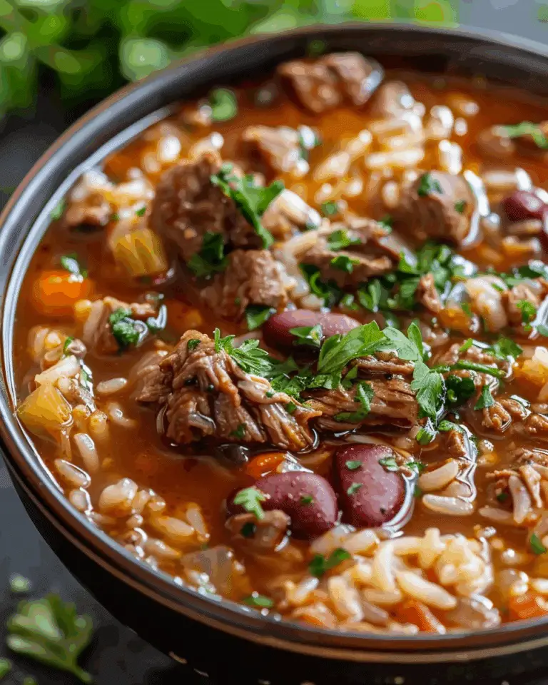 Mexican Beef and Rice Soup