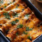 Easy Bean and Cheese Enchiladas