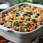 Veggie and Chicken Swiss Casserole