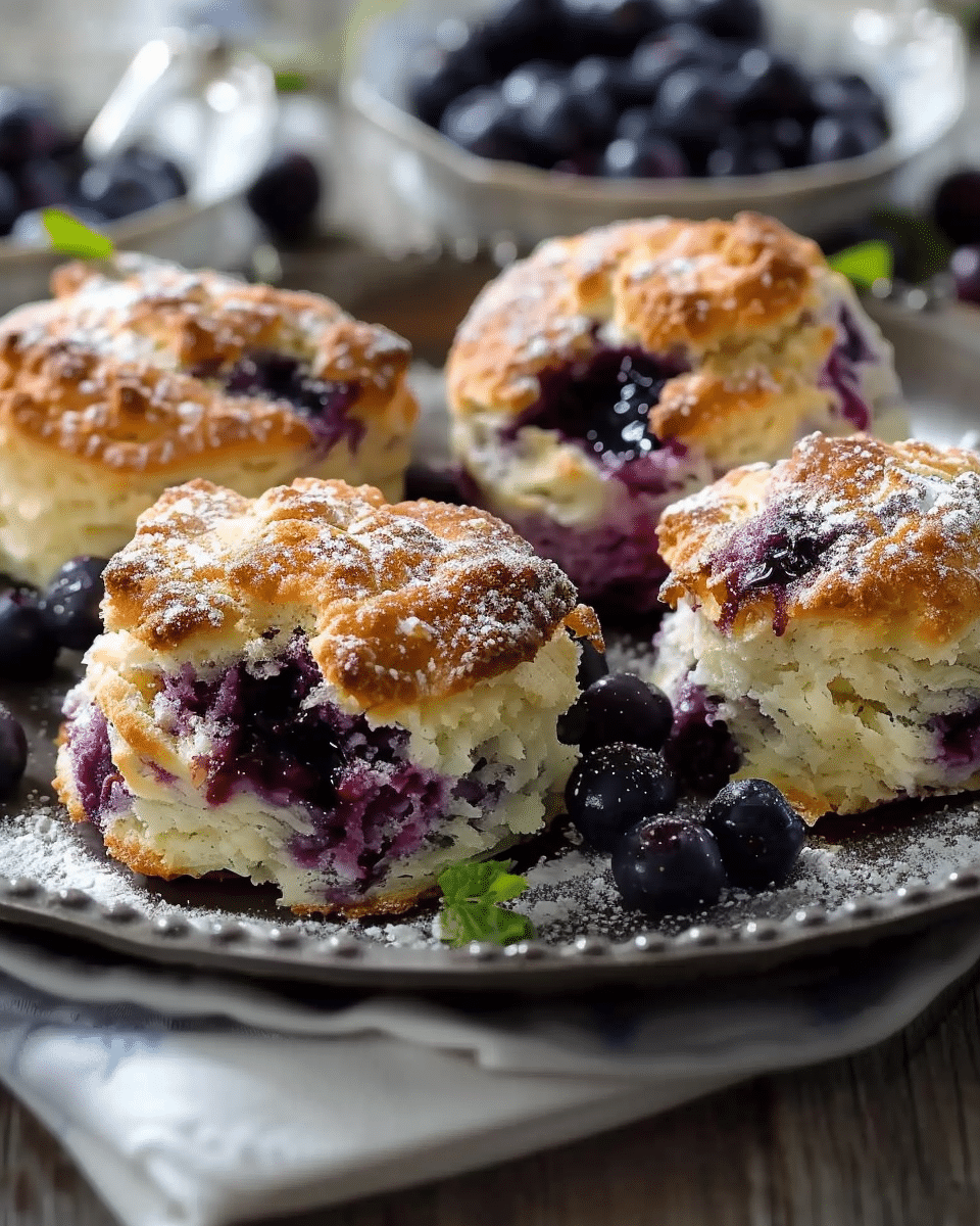 Blueberry Biscuits
