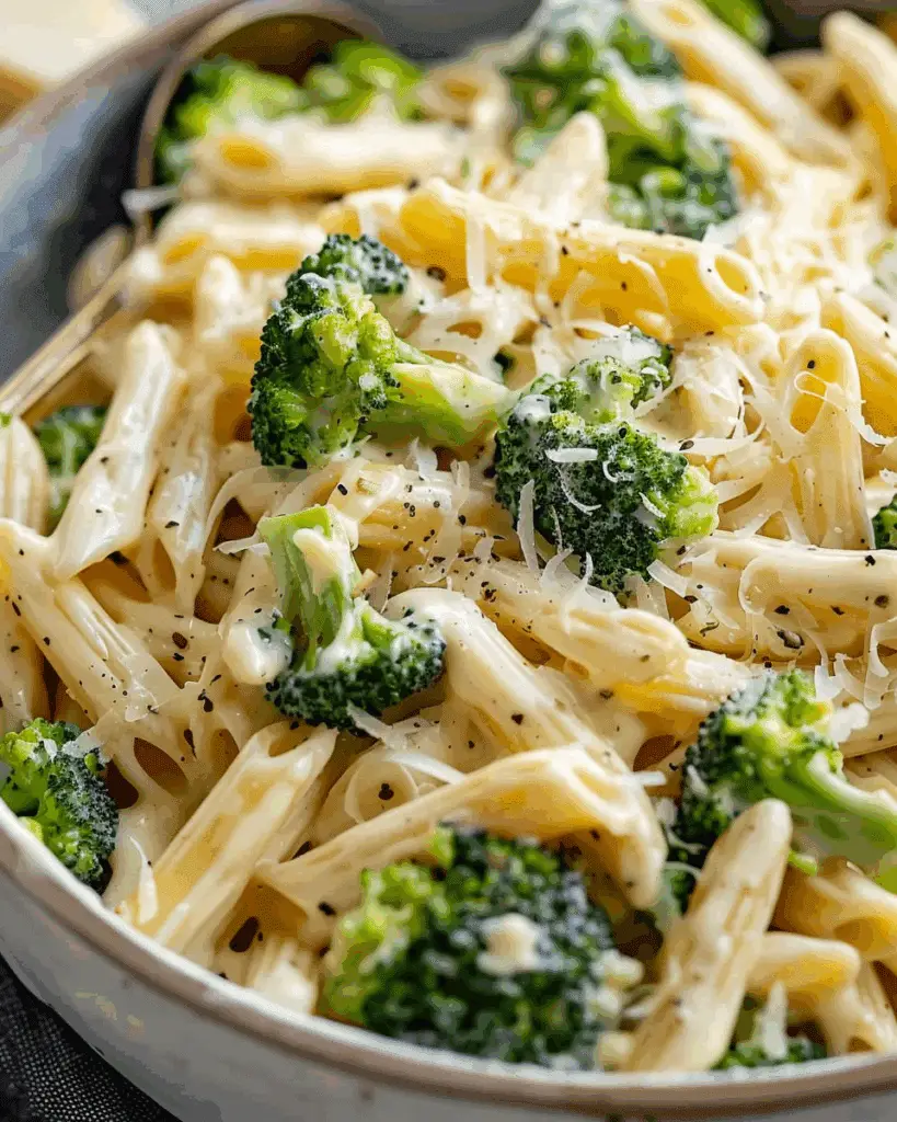 Creamy Broccoli Cheese Pasta (Easy Family Favorite)