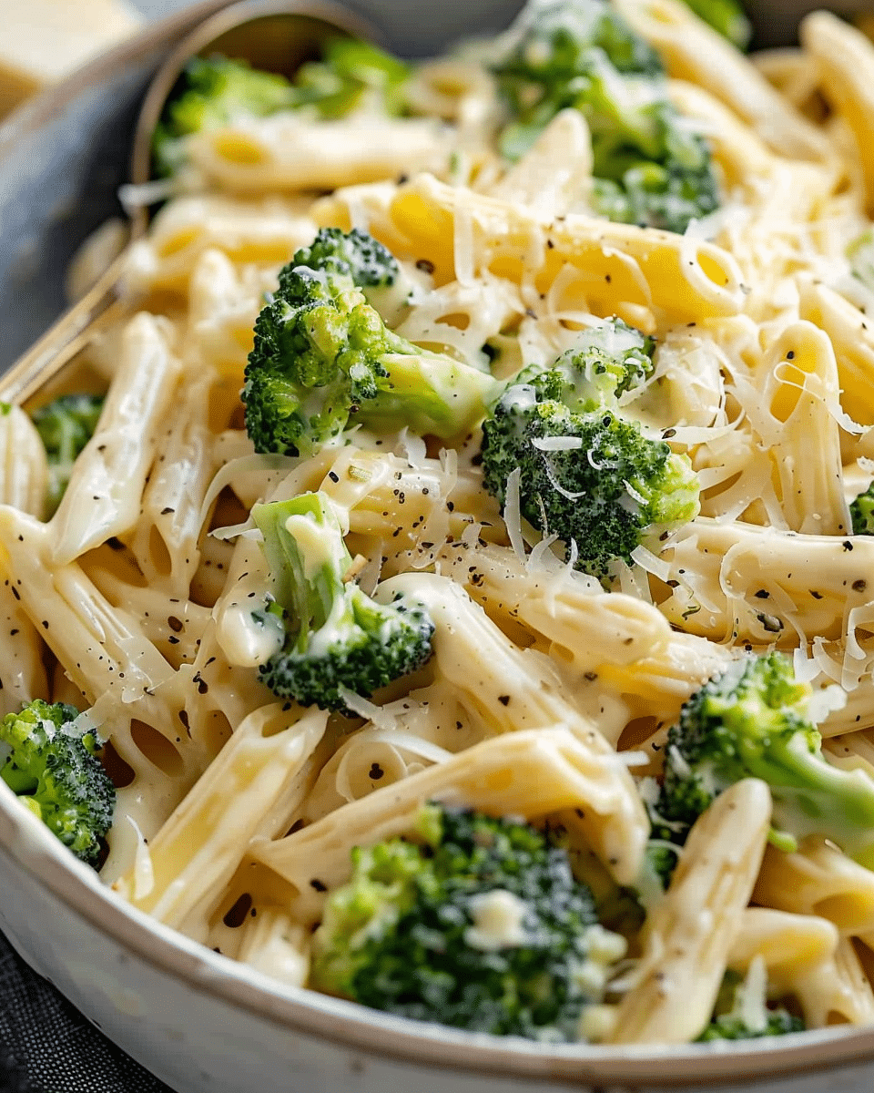 Creamy Broccoli Cheese Pasta (Easy Family Favorite)