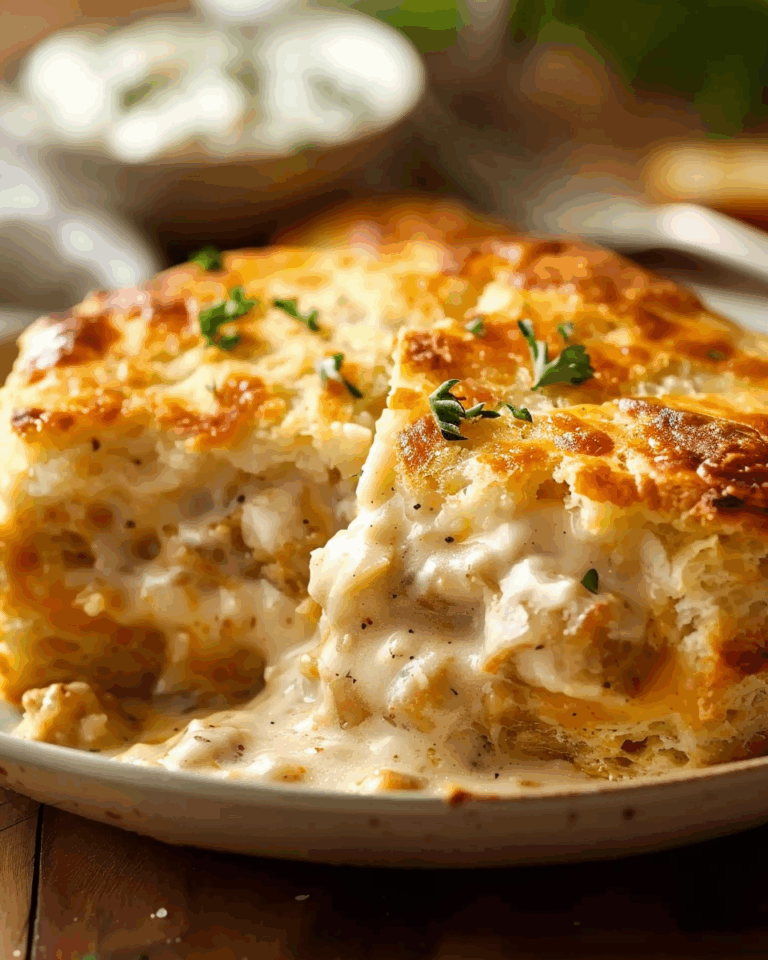 Biscuits and Gravy Casserole