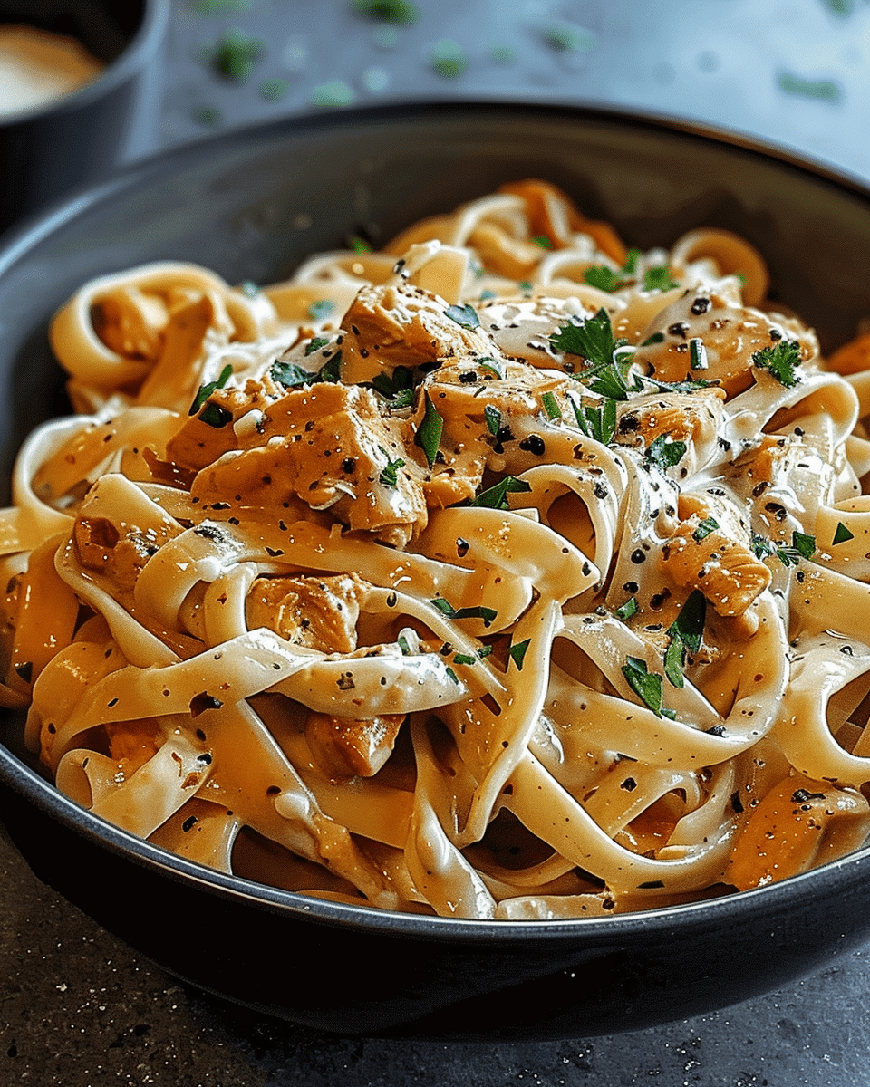 Creamy Chicken Buttered Noodles