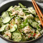 california roll cucumber salad