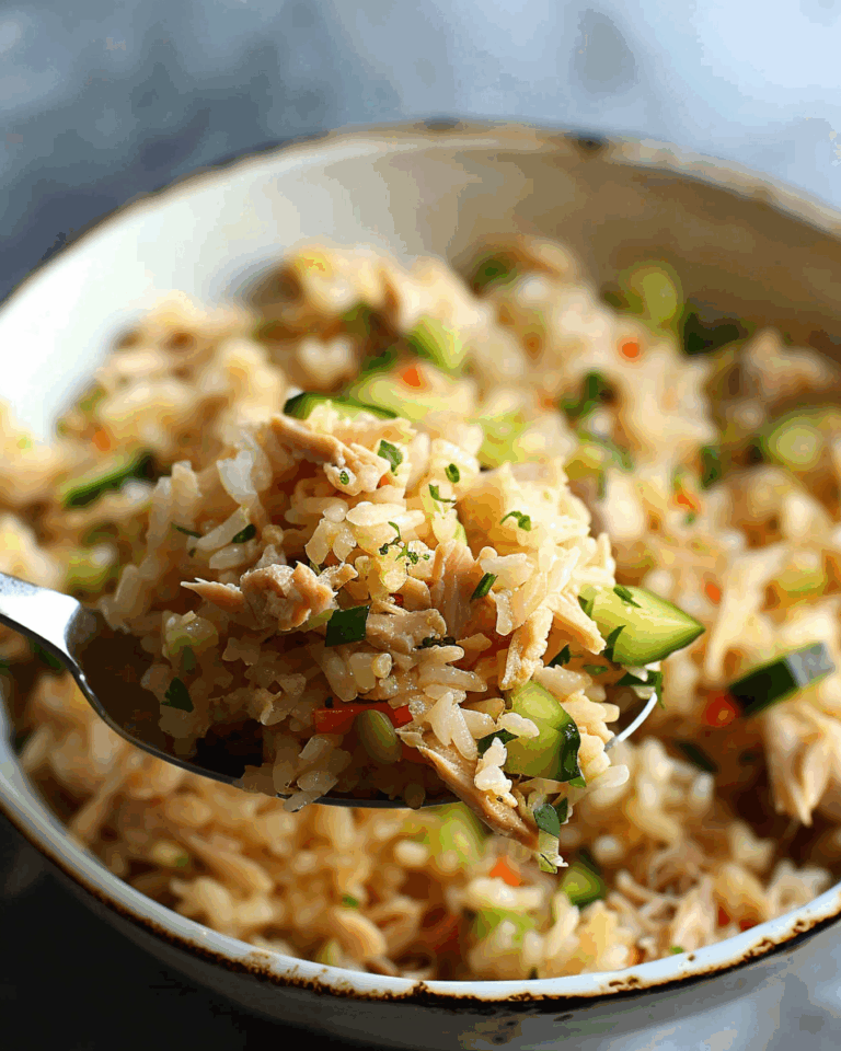 Canned Tuna Rice Bowl Recipe