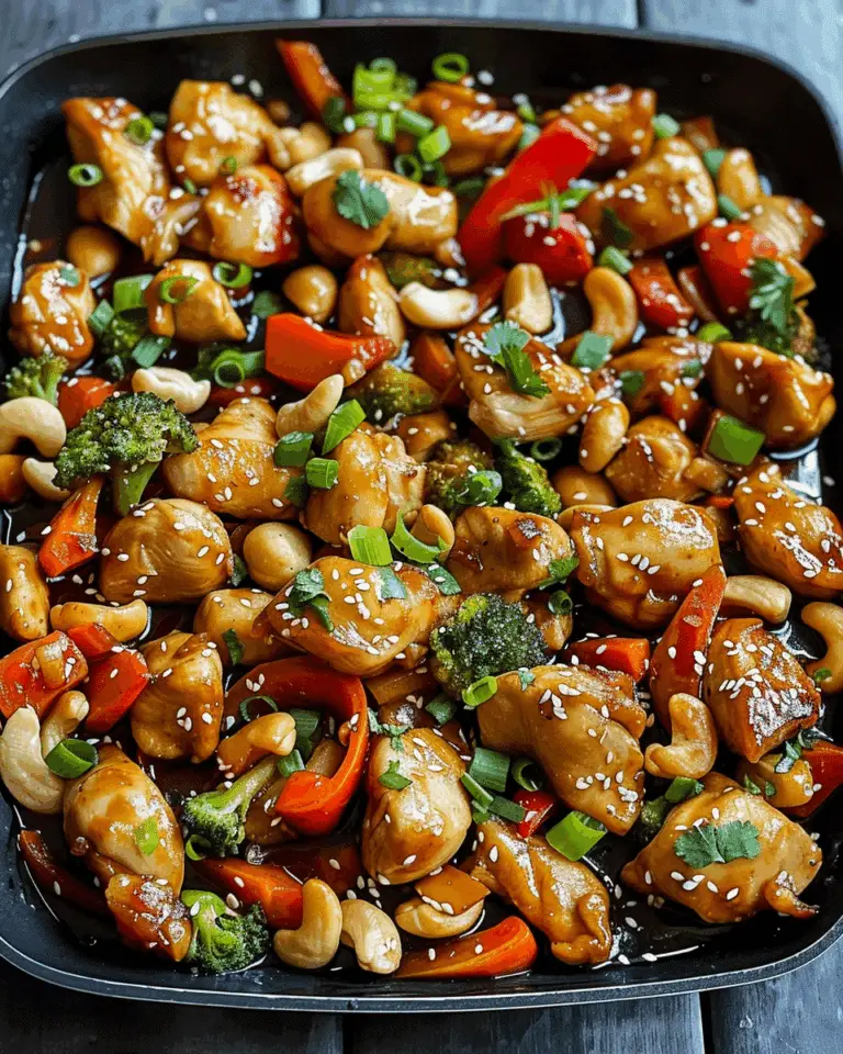 Sheet Pan Cashew Chicken