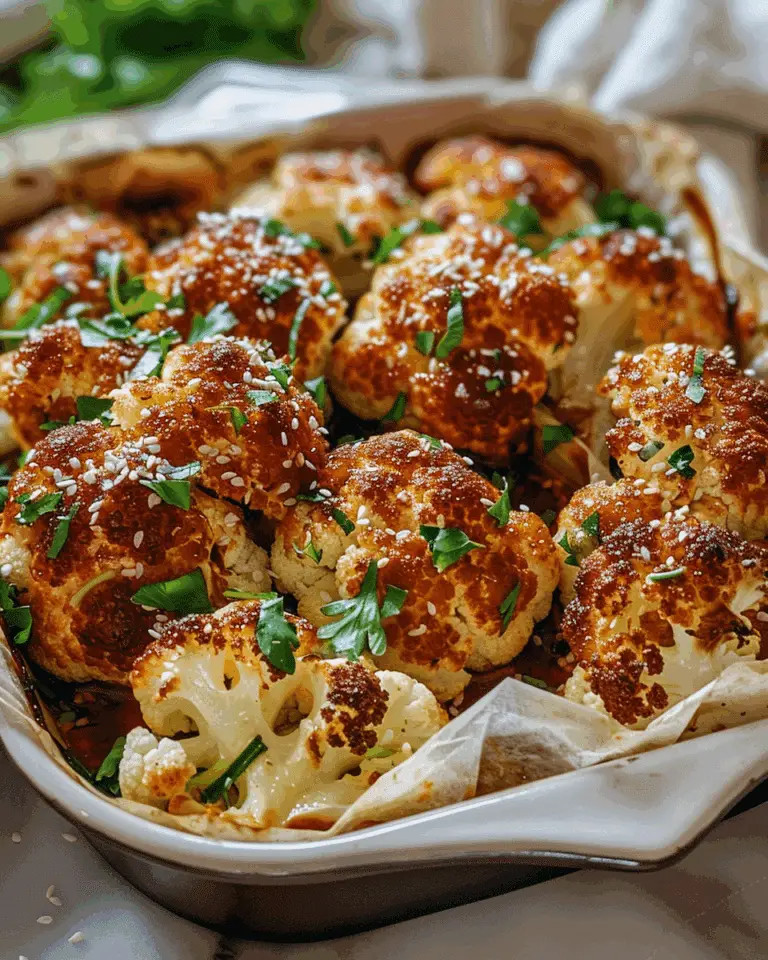 Korean Baked Cauliflower