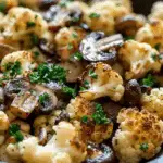 Garlic Cauliflower Mushroom Skillet