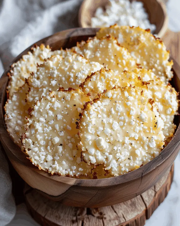 Crispy Cottage Cheese Chips: A High-Protein, Low-Carb Snack