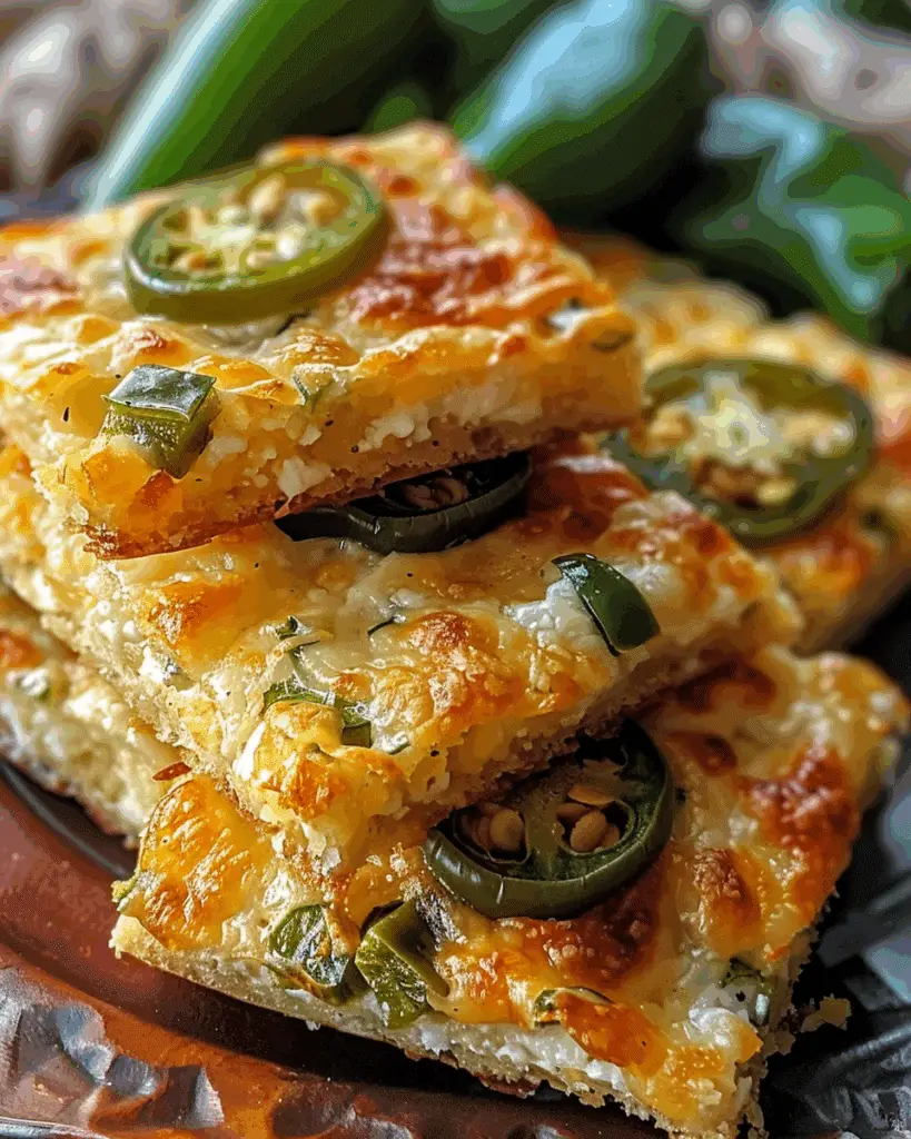 Cheesy Jalapeño Chicken Squares