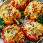 Herby Ricotta Stuffed Peppers