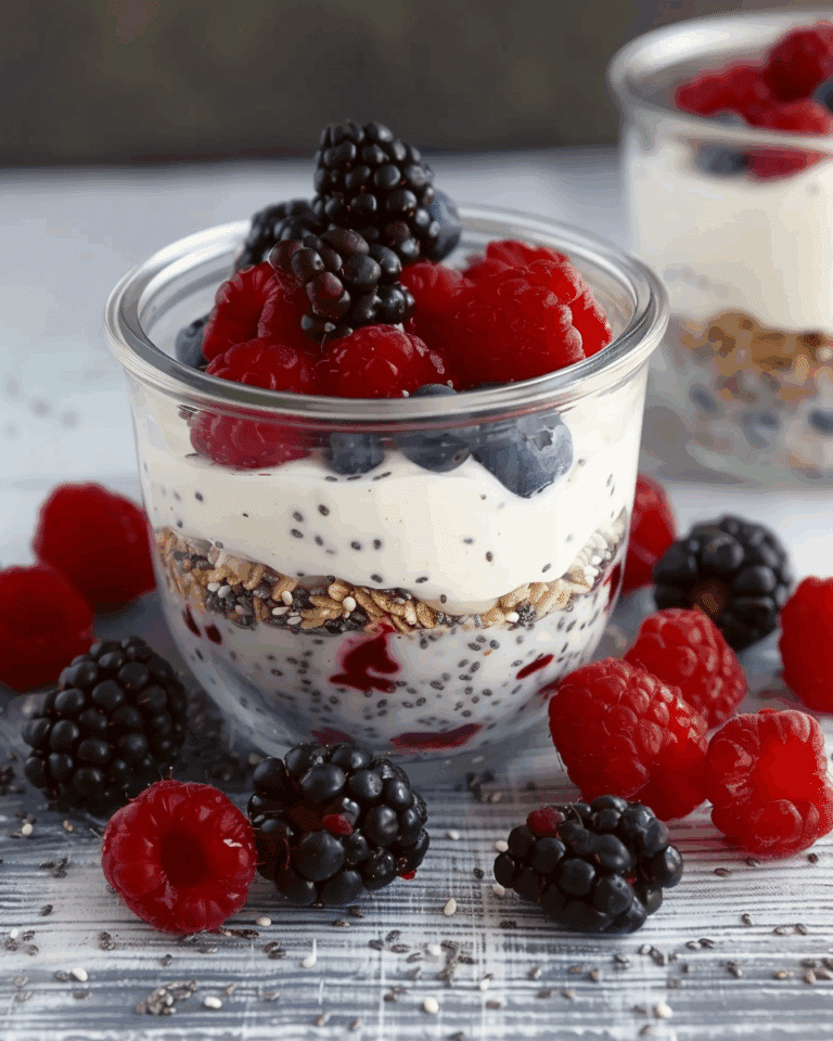 Berry and Chia Yogurt Parfait