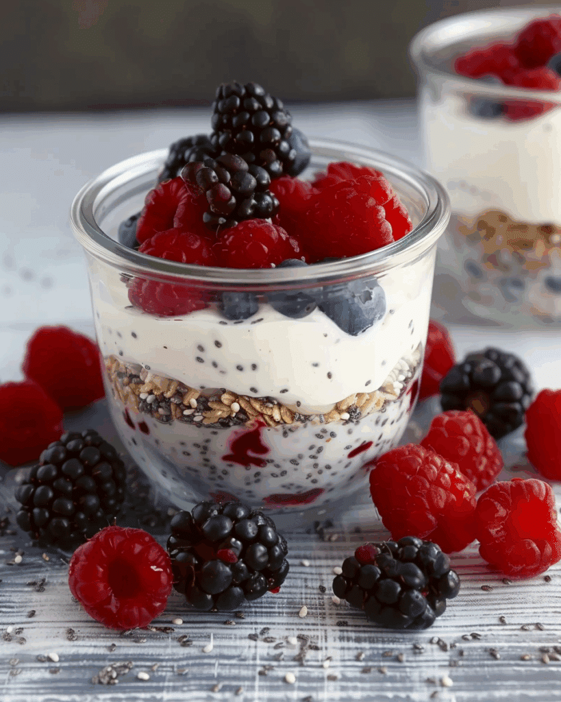 Berry and Chia Yogurt Parfait