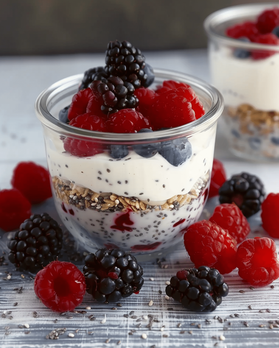 Berry and Chia Yogurt Parfait
