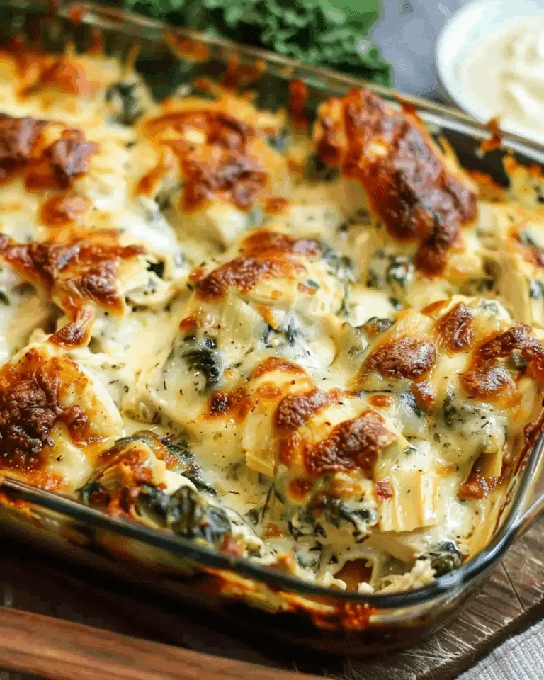 Spinach Artichoke Chicken Bake
