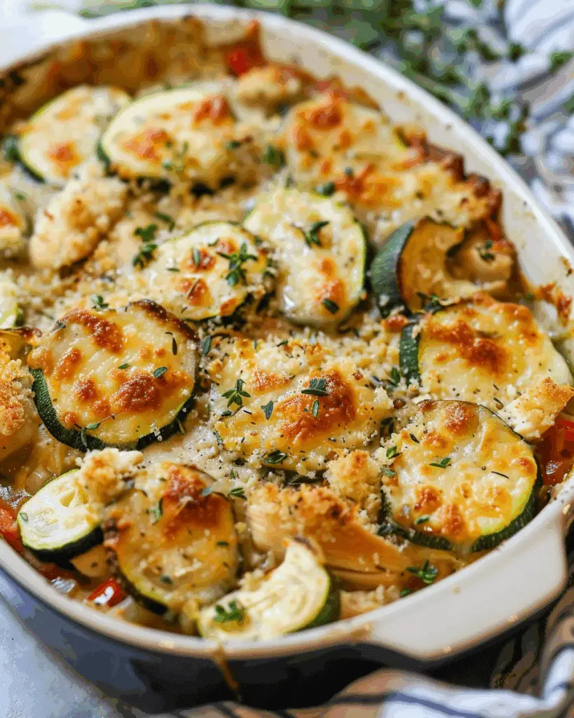Chicken and Zucchini Bake