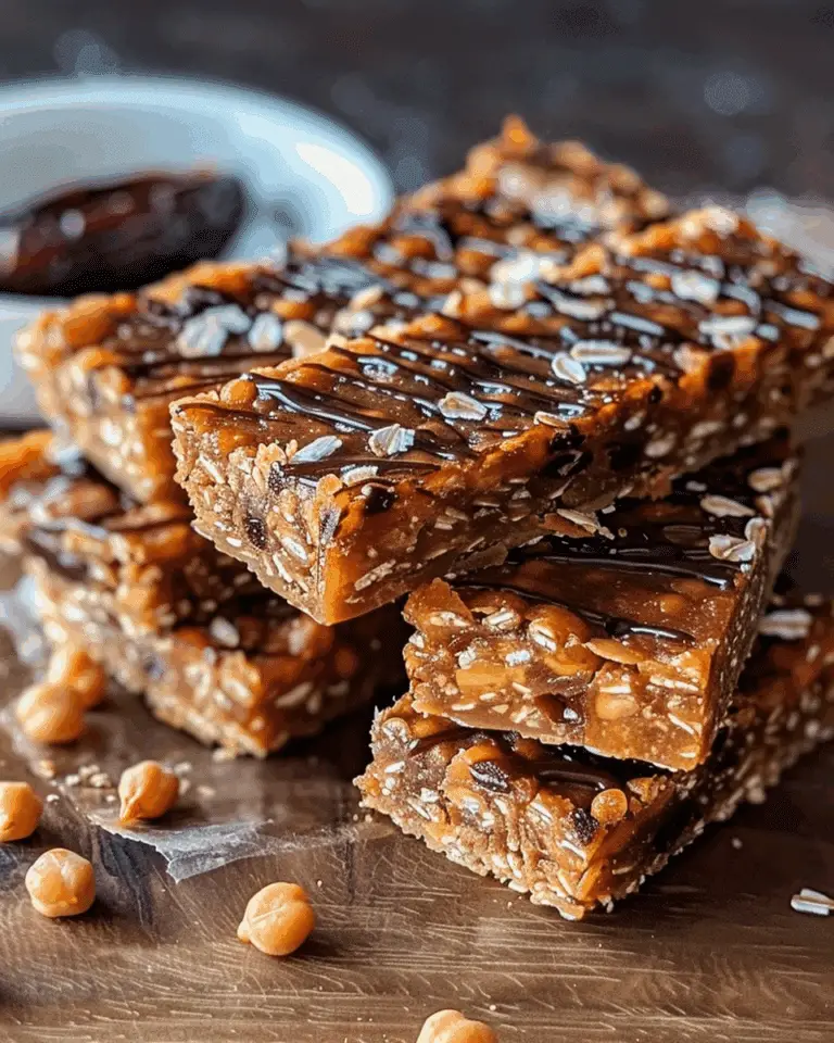 Protein-Packed Chickpea and Date Snack Bars Recipe