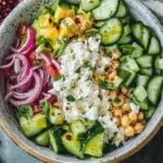 Cottage Cheese and Chickpea Salad