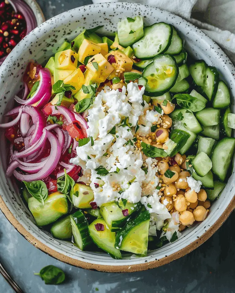 Cottage Cheese and Chickpea Salad