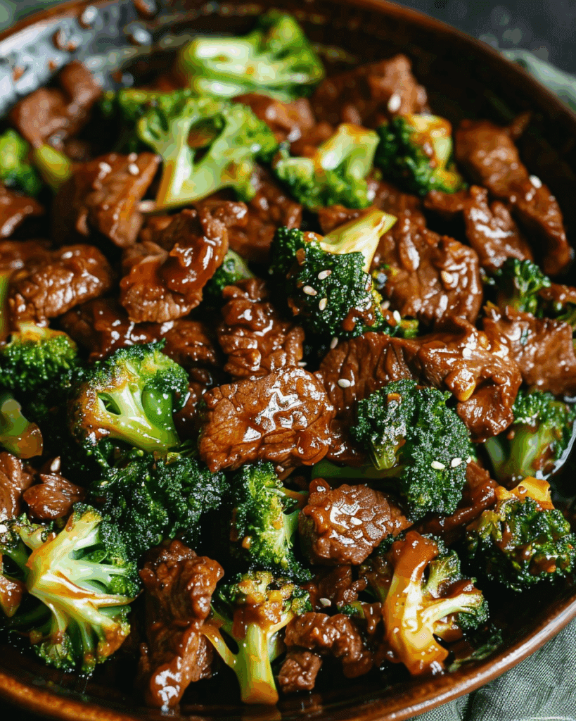 Chinese Beef and Broccoli
