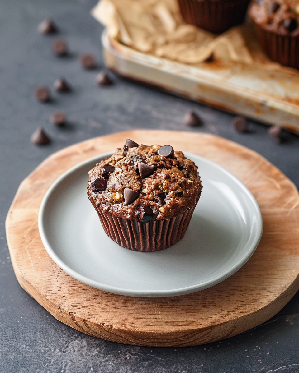 Chocolate Chip Banana Muffins 4 Chocolate Chip Banana Muffins
