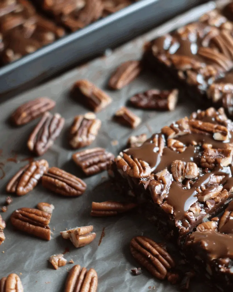 Caramel Pecan Chocolate Bars