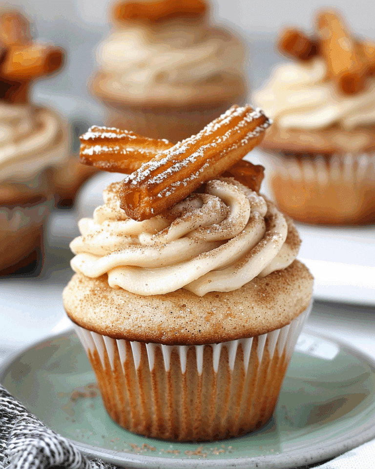 Churro Cupcakes
