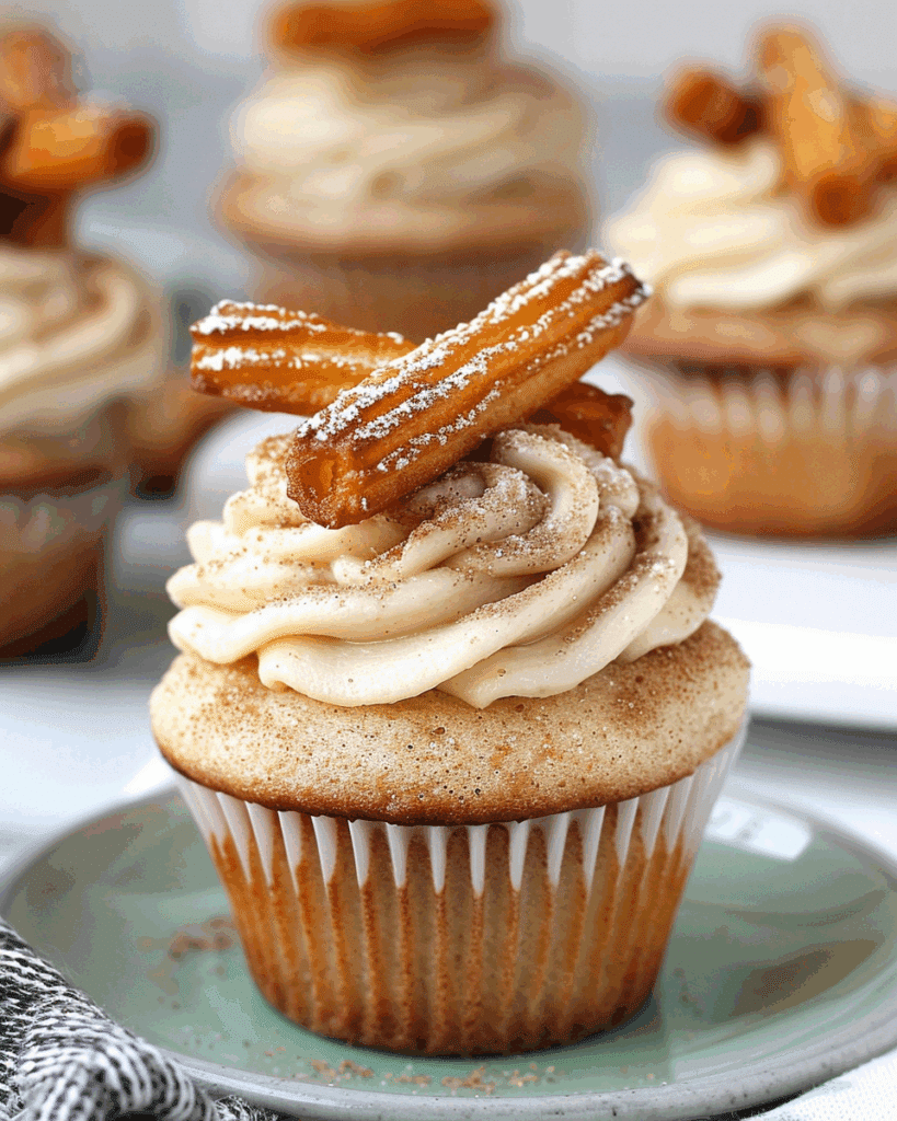 Churro Cupcakes