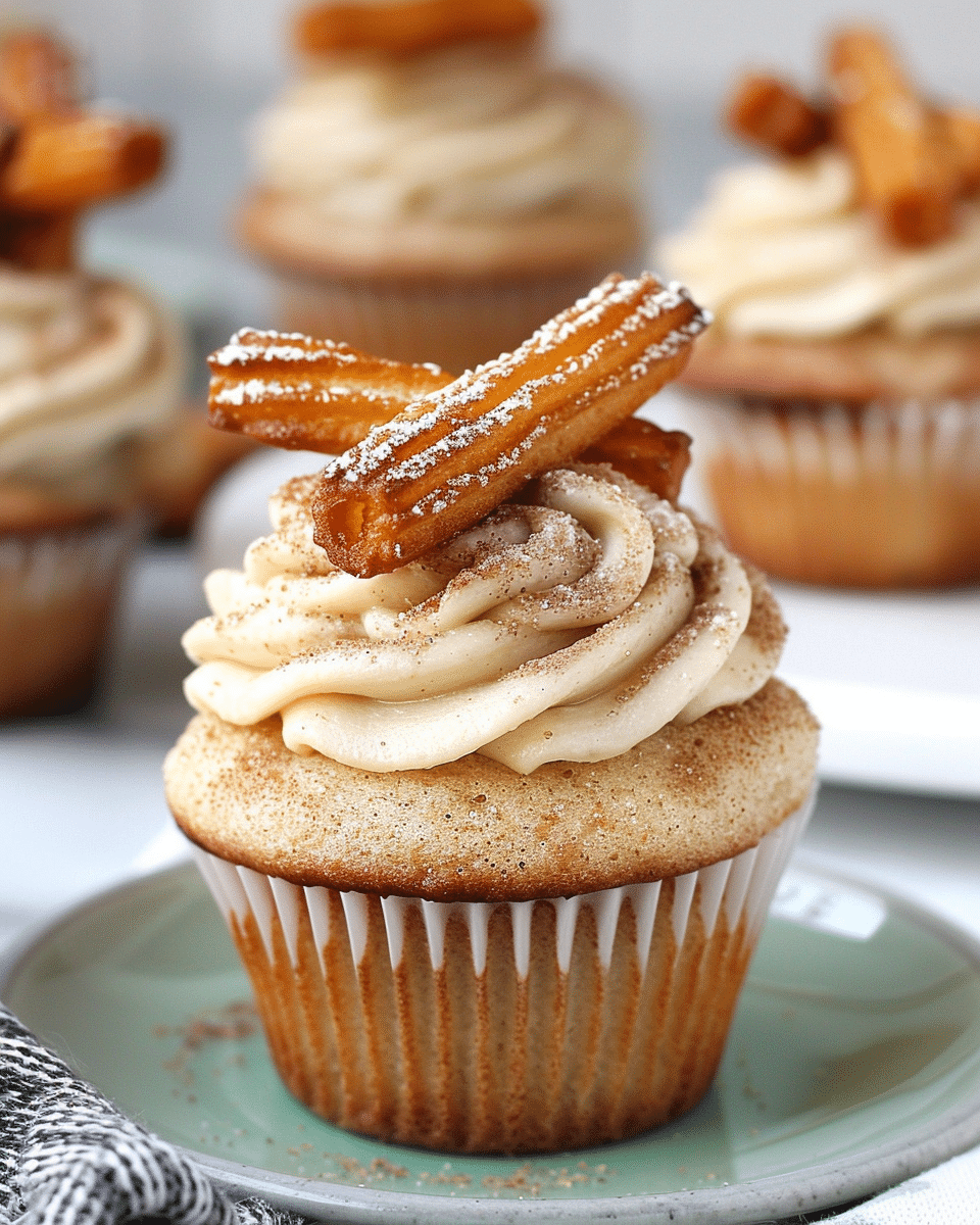 Churro Cupcakes