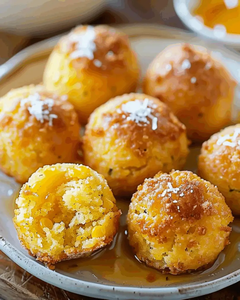 Honey Butter Cornbread Poppers