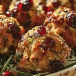 Cranberry Turkey Stuffing Balls