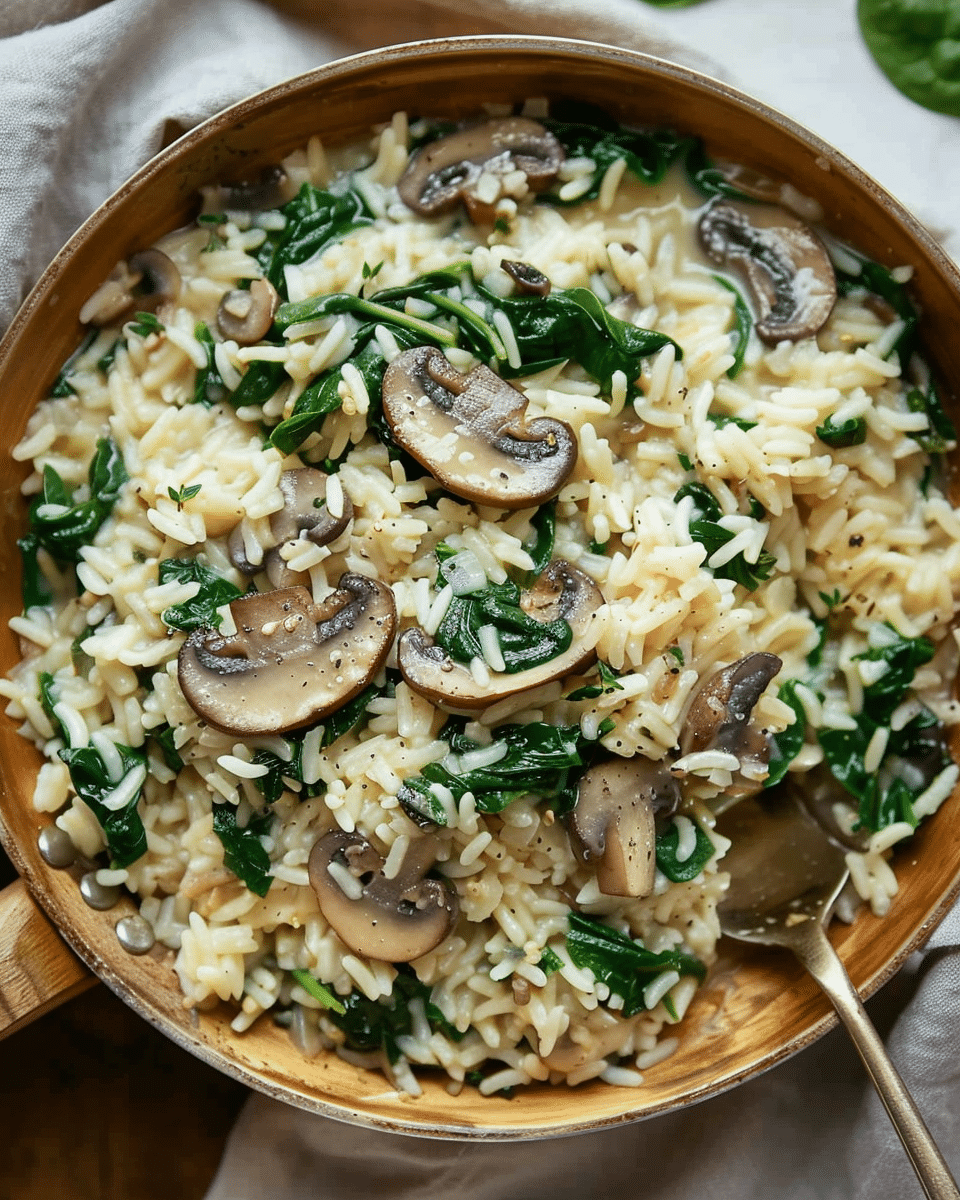 One-Pot Mushroom Rice