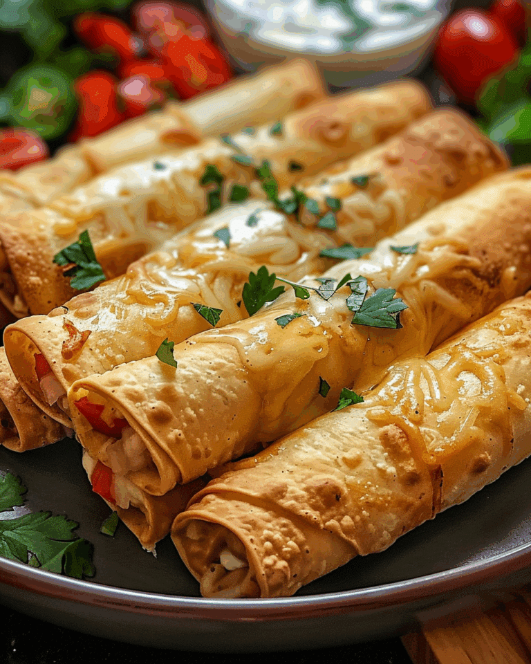 Cheesy Chicken Taquitos Recipe